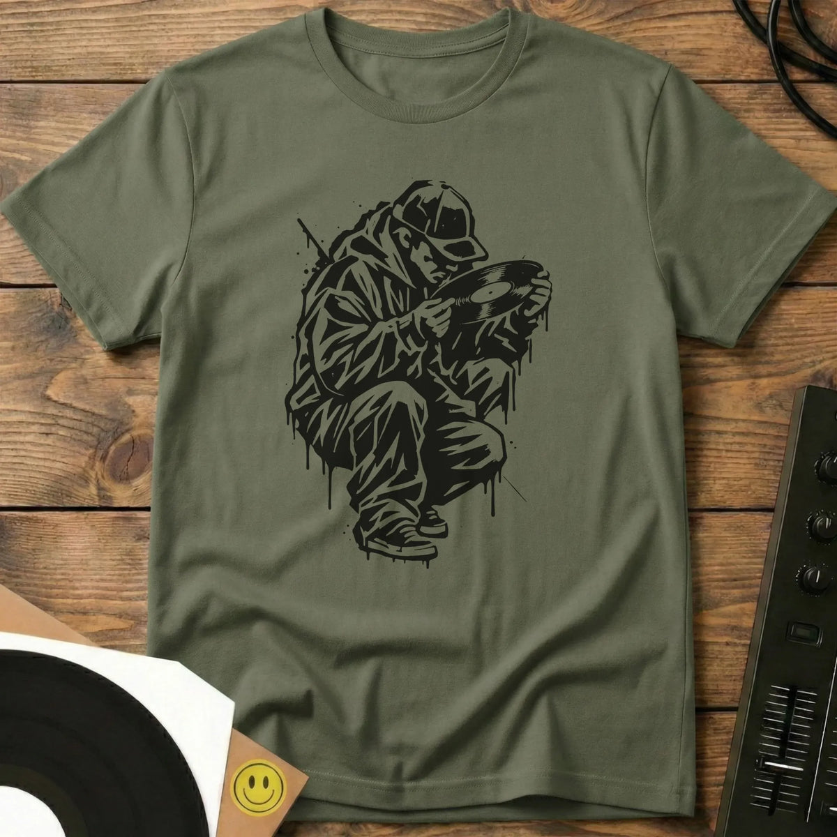 Check The Etch T-Shirt Military Green / S Check The Etch T-Shirt