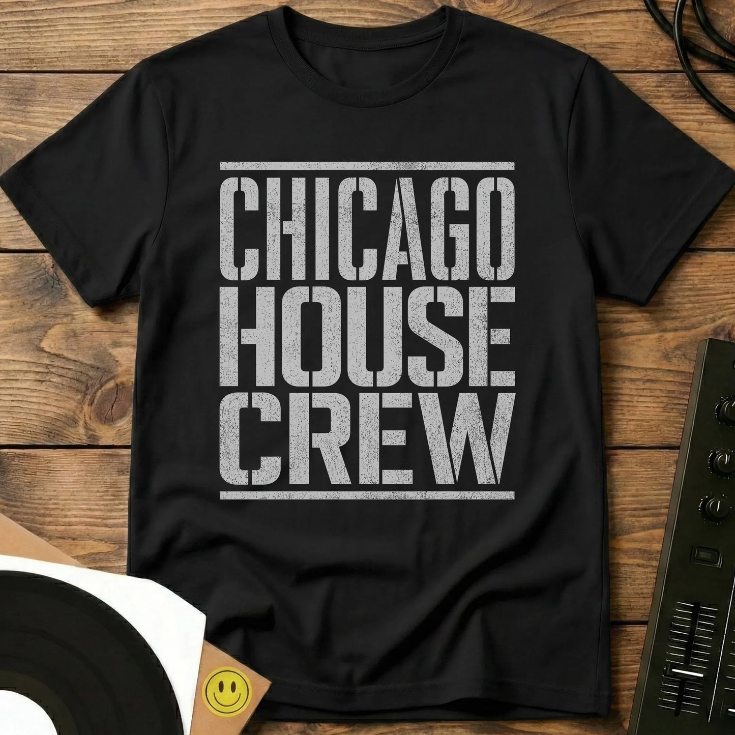 Chicago House Crew T-Shirt Black / S Chicago House Crew T-Shirt