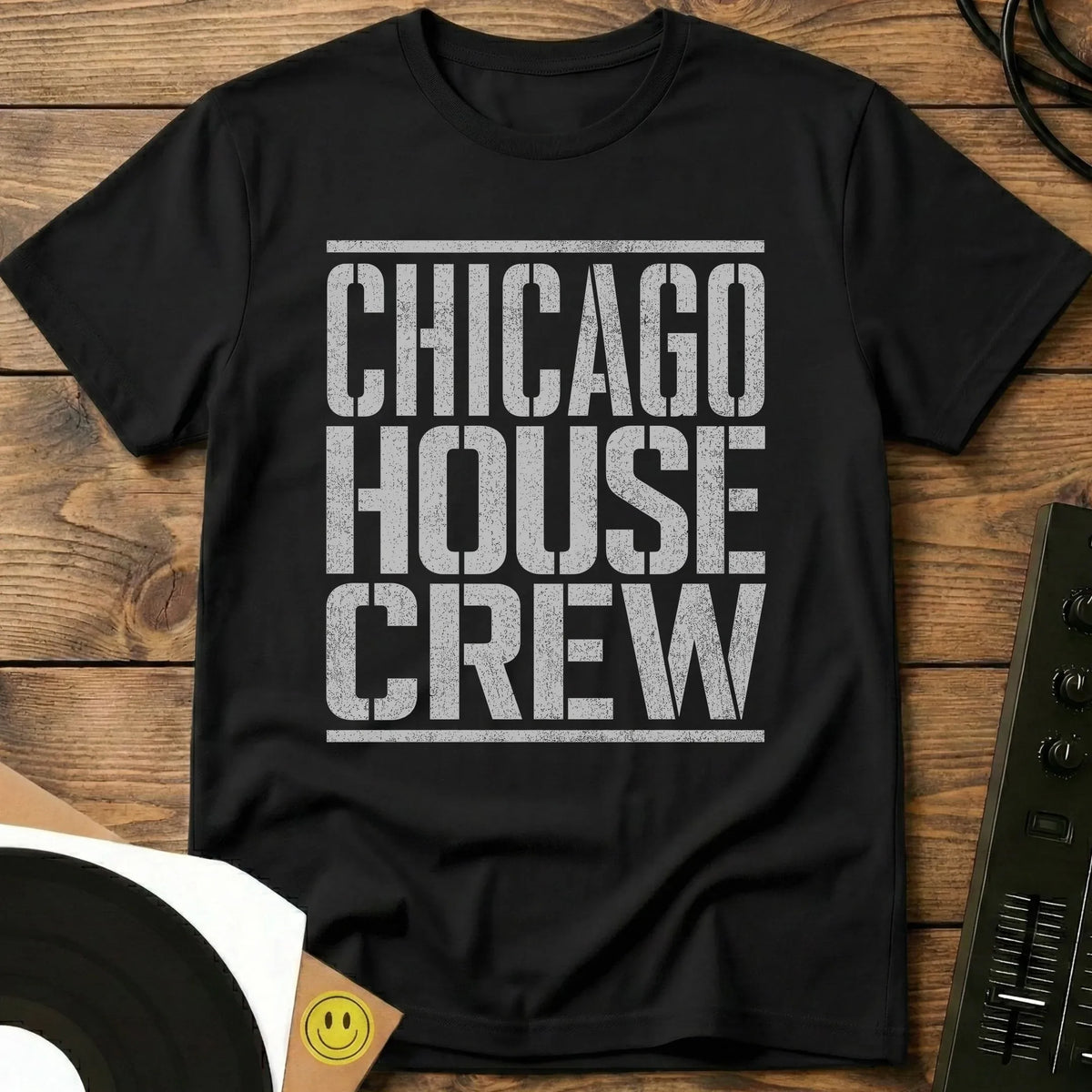 Chicago House Crew T-Shirt Black / S Chicago House Crew T-Shirt
