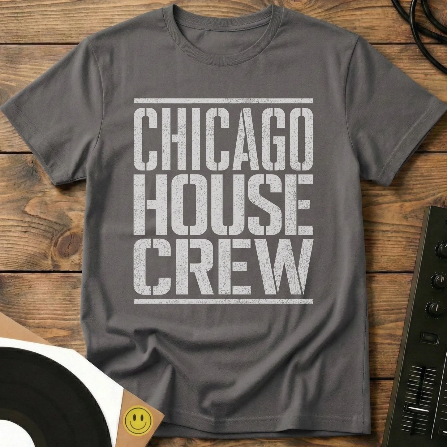 Chicago House Crew T-Shirt Charcoal / S Chicago House Crew T-Shirt