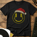 Christmas Smiley DJ T-Shirt Black / S Christmas Smiley DJ T-Shirt