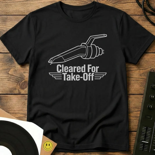 Cleared For Take Off T-Shirt Black / S Cleared For Take Off T-Shirt