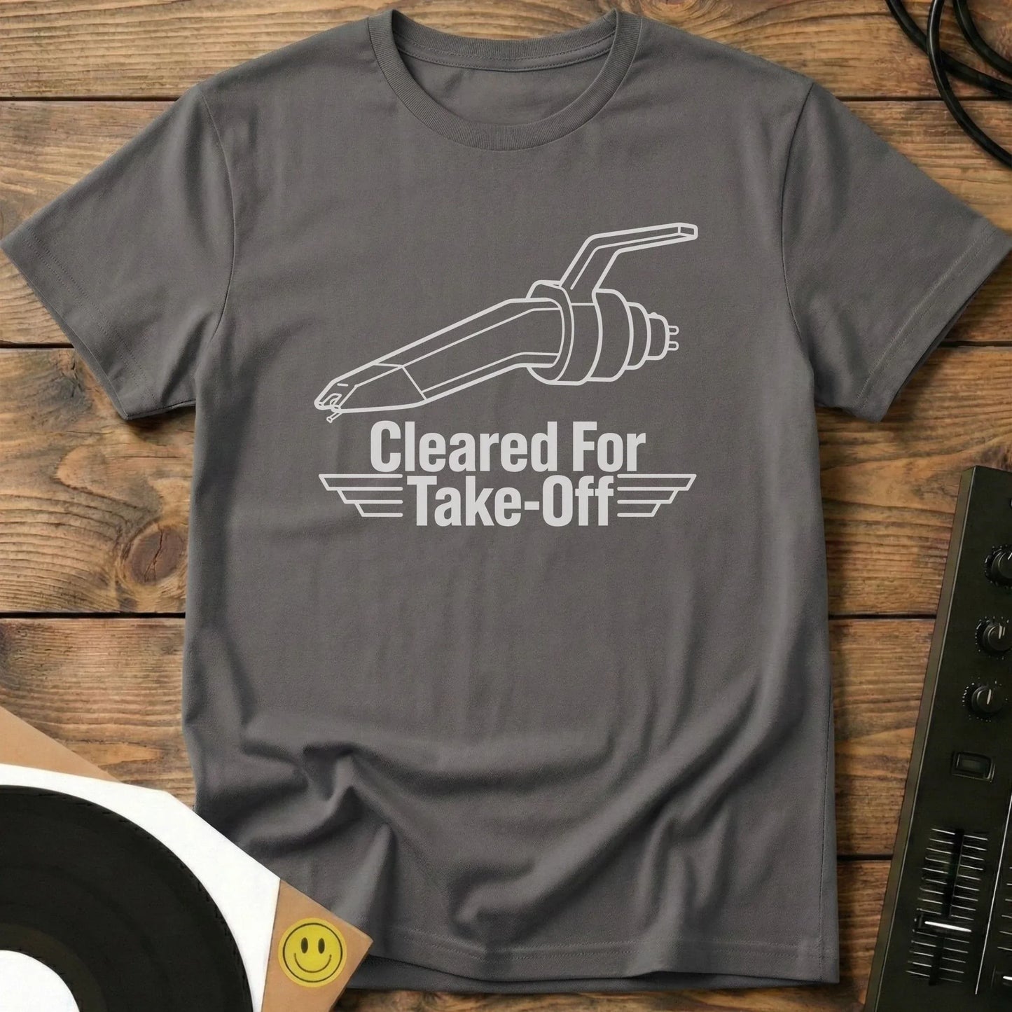 Cleared For Take Off T-Shirt Charcoal / S Cleared For Take Off T-Shirt