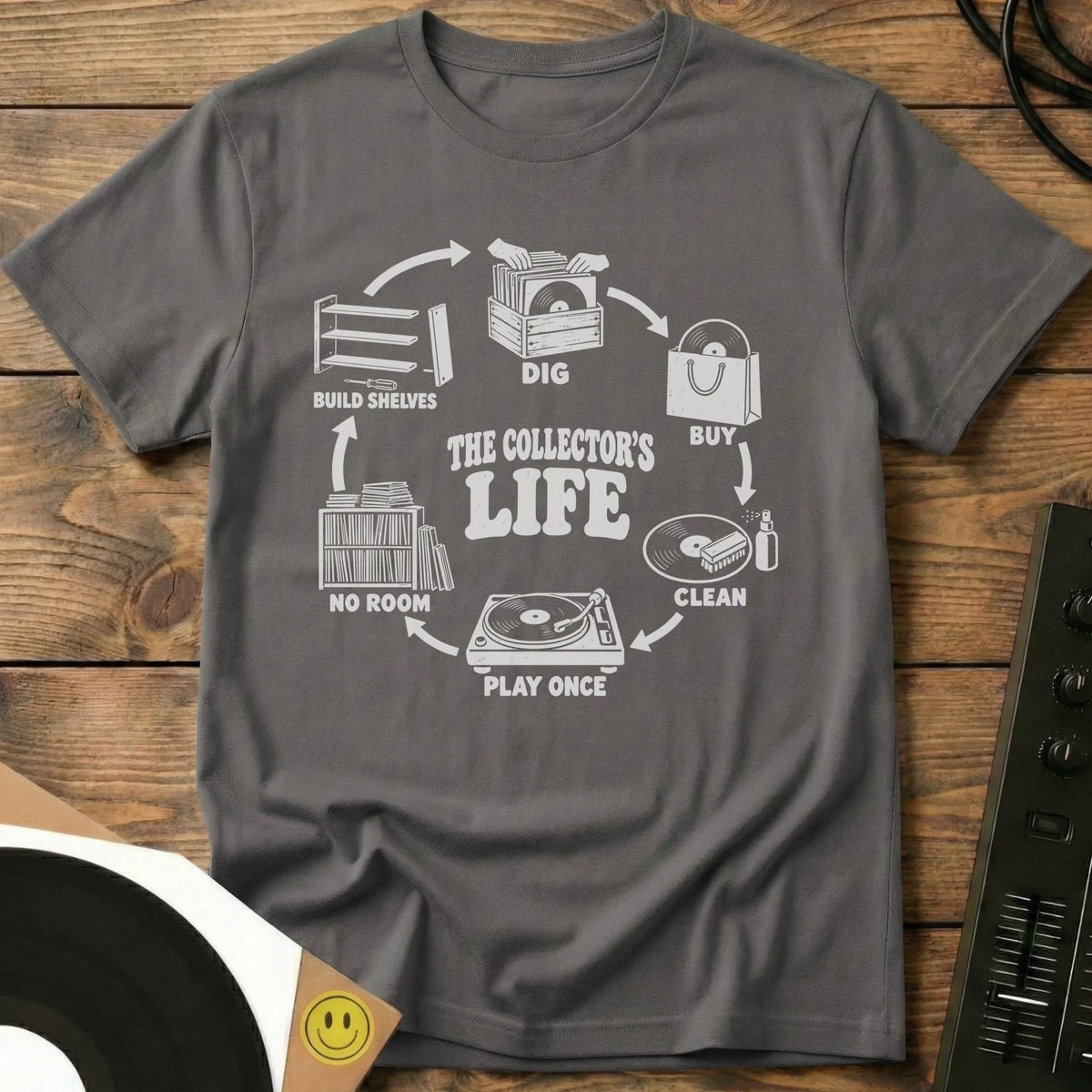 Collector's Life T-Shirt Charcoal / S Collector's Life T-Shirt