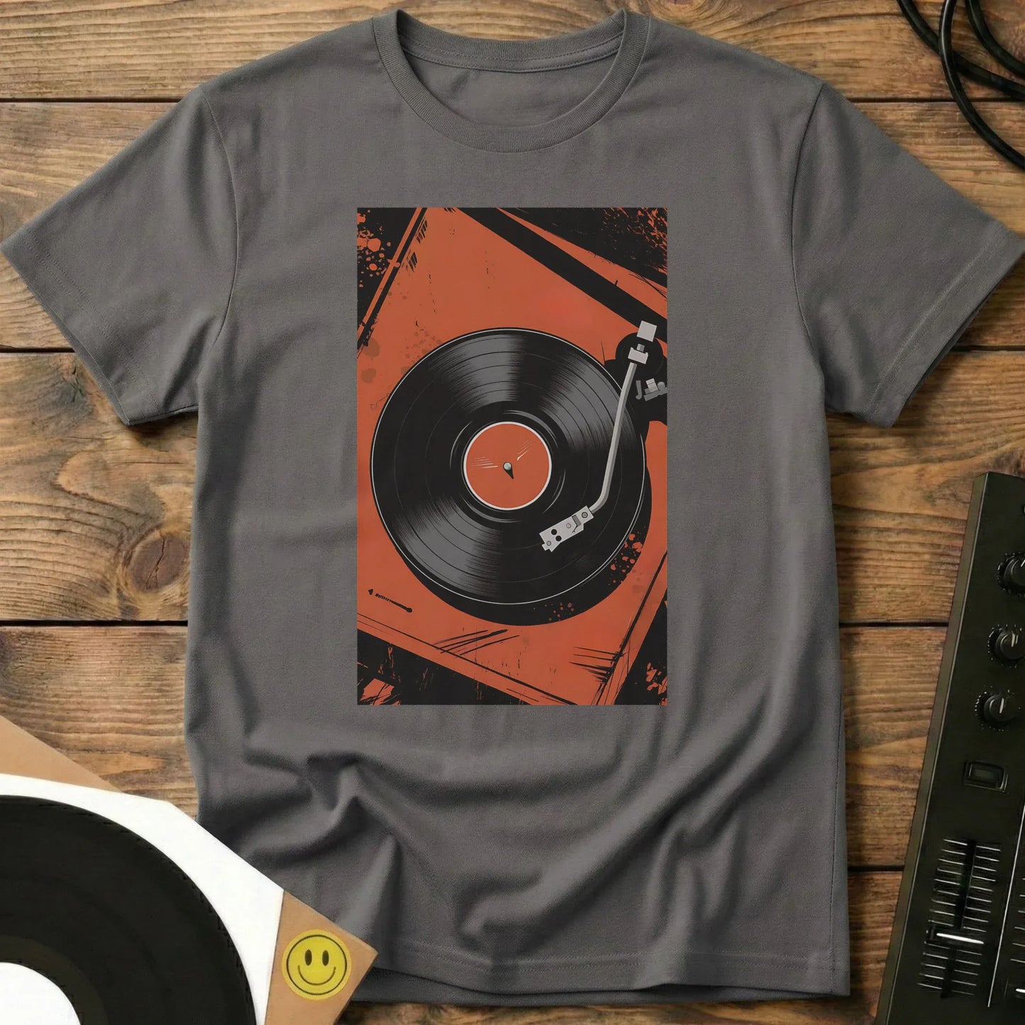 Comic Spin T-Shirt Charcoal / S Comic Spin T-Shirt