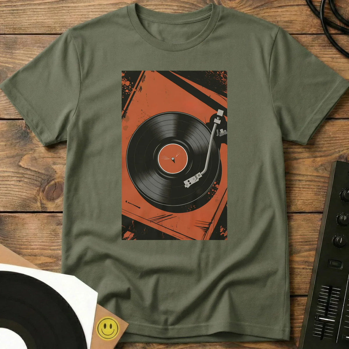Comic Spin T-Shirt Military Green / S Comic Spin T-Shirt