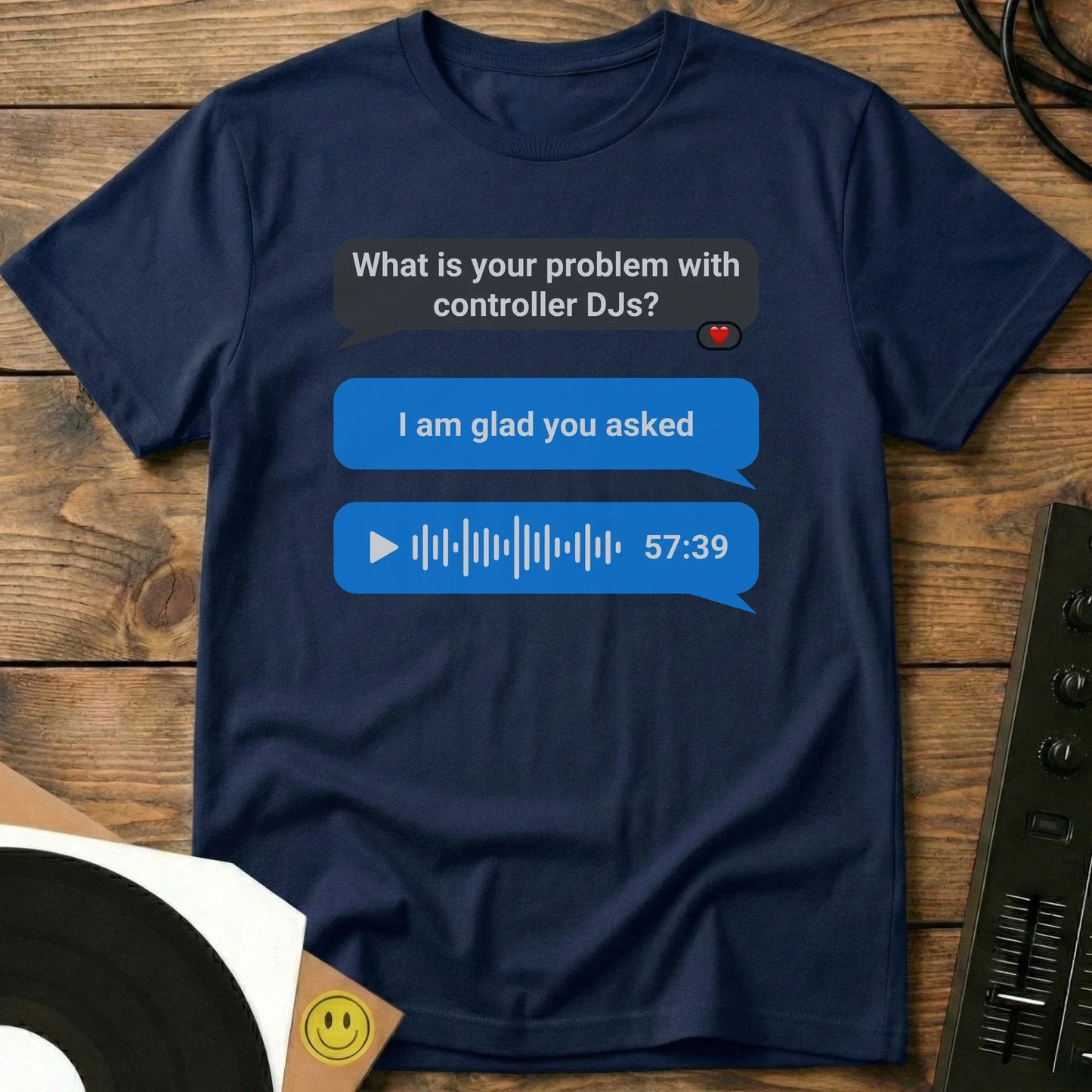 Controller DJs Problem T-Shirt Navy / S Controller DJs Problem T-Shirt