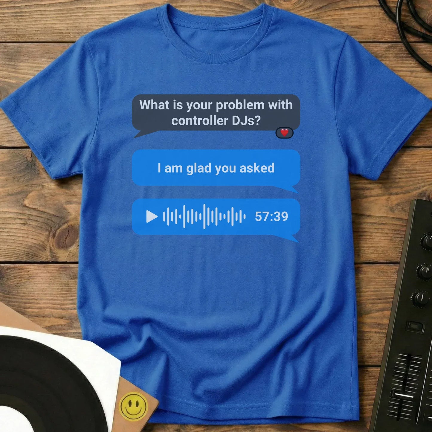 Controller DJs Problem T-Shirt Royal / S Controller DJs Problem T-Shirt