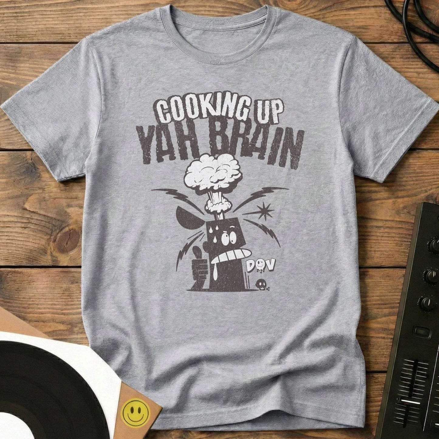 Cooking Up Yah Brain T-Shirt Sport Grey / S Cooking Up Yah Brain - Unisex Short-sleeve T-Shirt