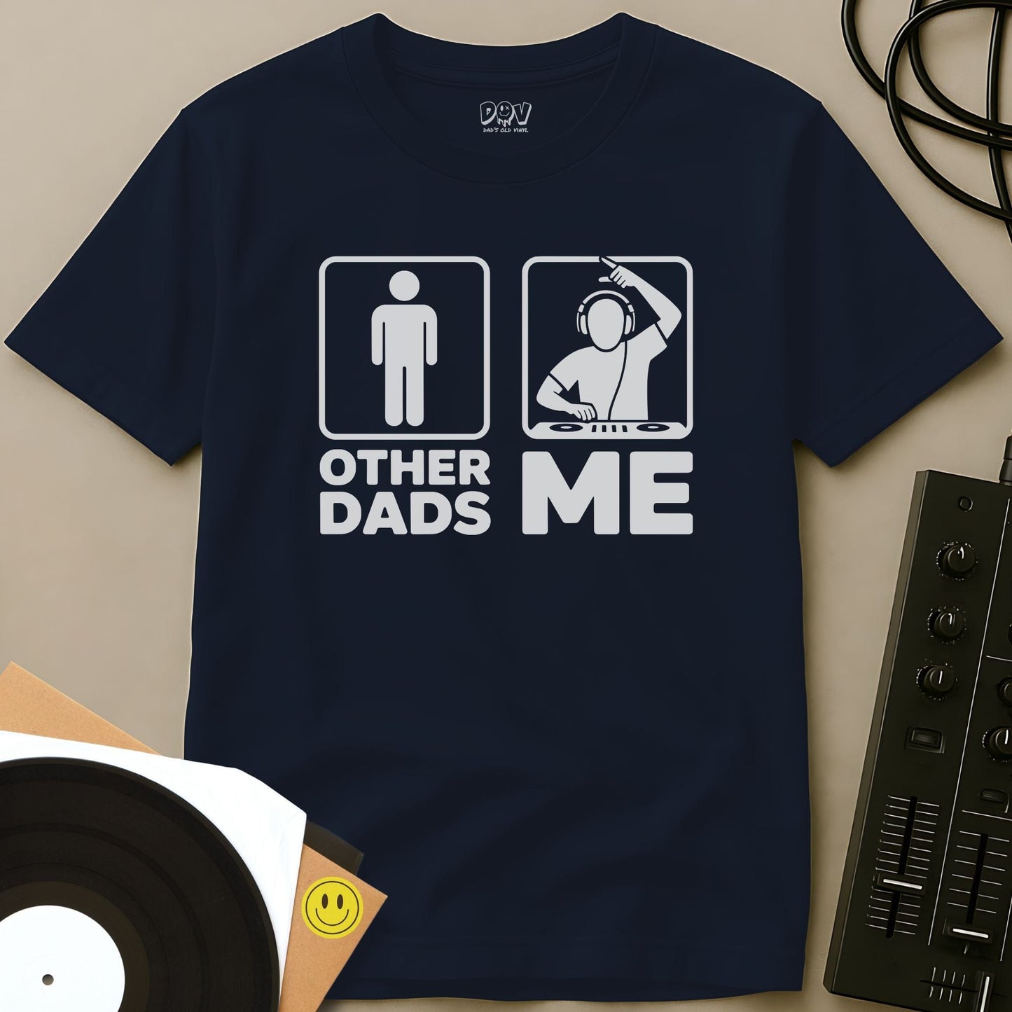 Cooler Than Other Dads T-Shirt Navy / S Cooler Than Other Dads T-Shirt