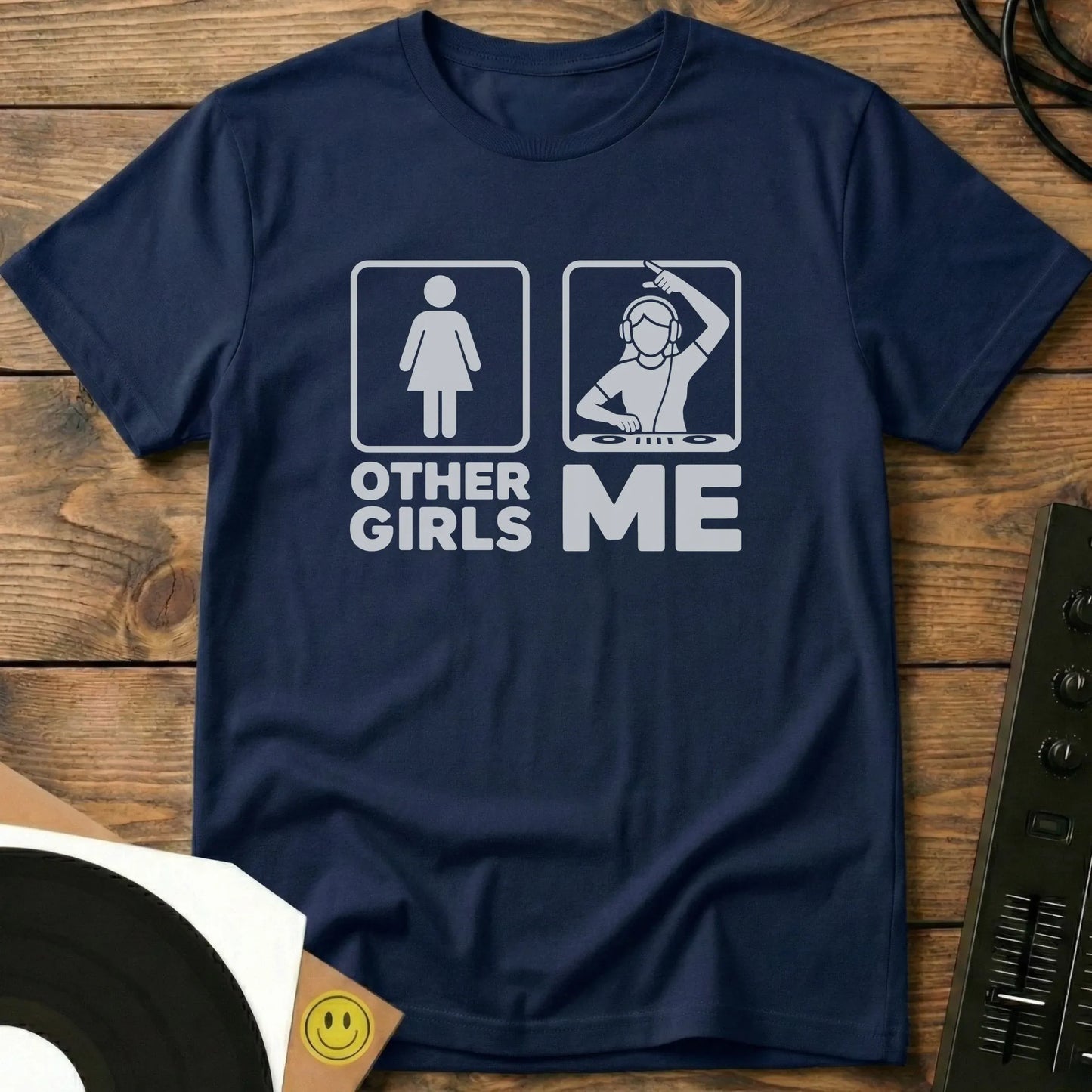 Cooler Than Other Girls T-Shirt Navy / S Cooler Than Other Girls T-Shirt