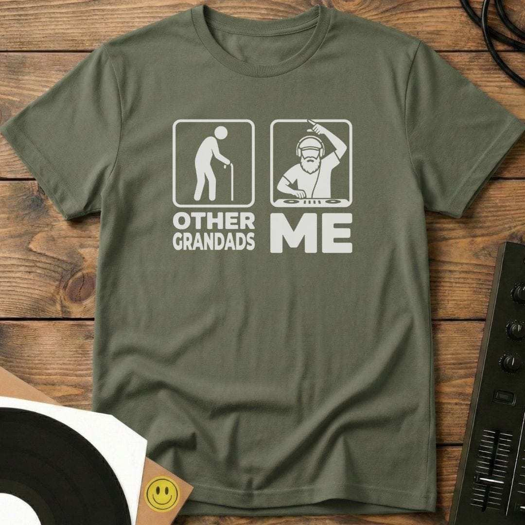 Cooler Than Other Grandads T-Shirt Military Green / S Cooler Than Other Grandads T-Shirt