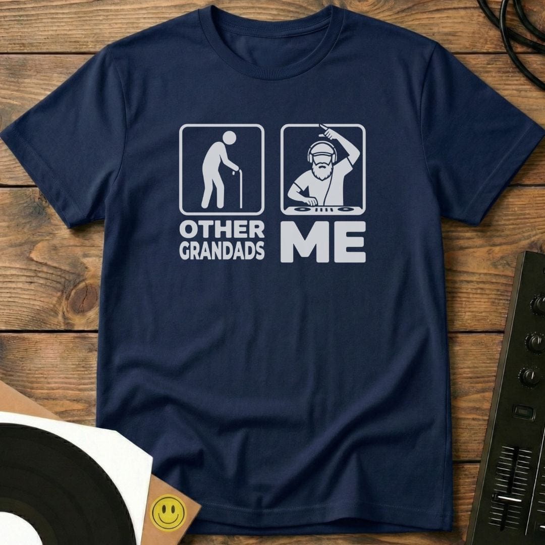 Cooler Than Other Grandads T-Shirt Navy / S Cooler Than Other Grandads T-Shirt