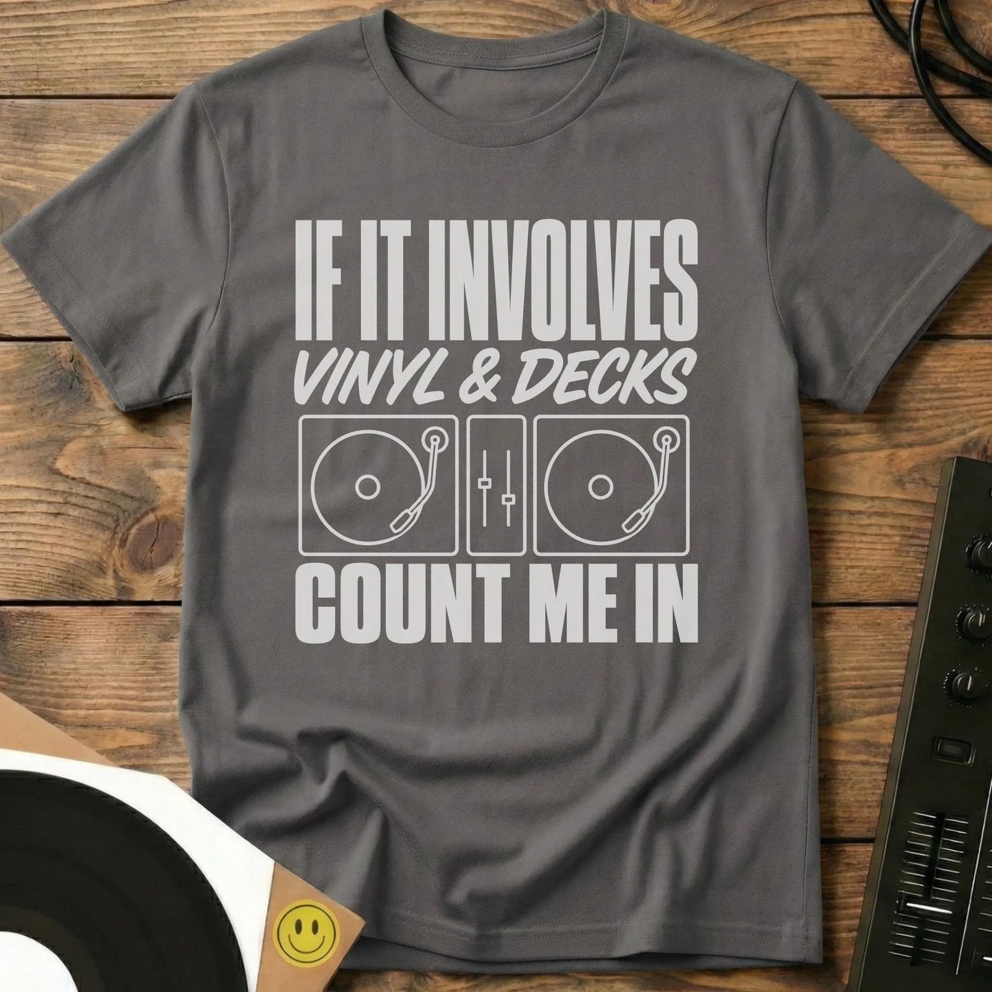 Count Me In T-Shirt Charcoal / S Count Me In T-Shirt