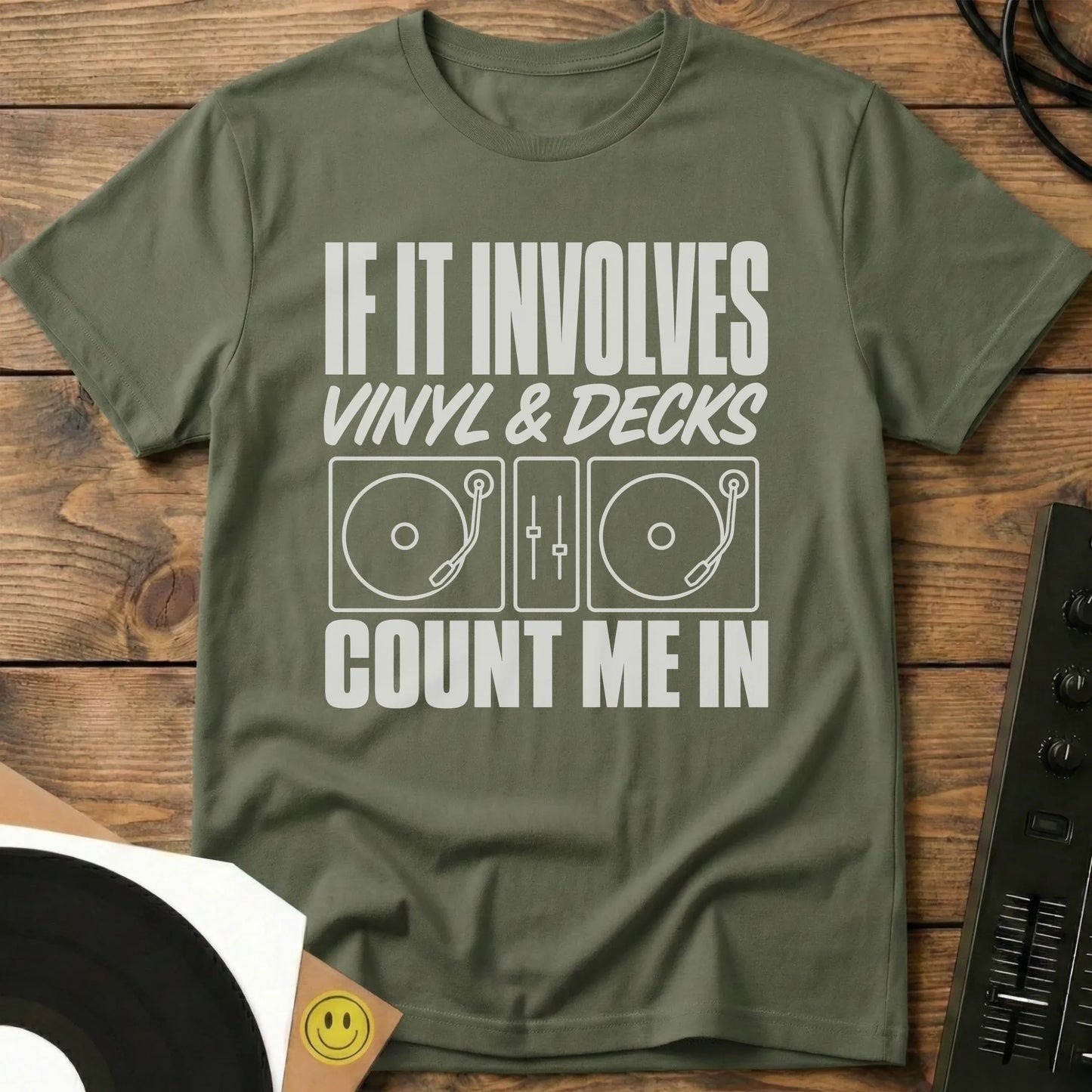 Count Me In T-Shirt Military Green / S Count Me In T-Shirt