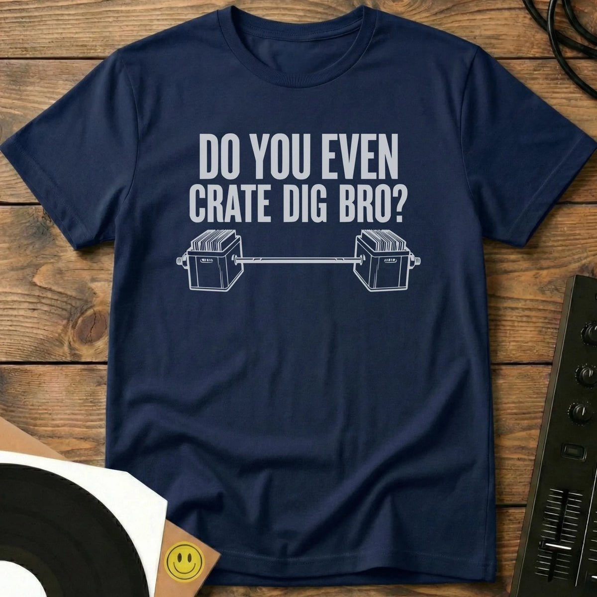 Crate Dig Bro T-Shirt Navy / S Crate Dig Bro T-Shirt