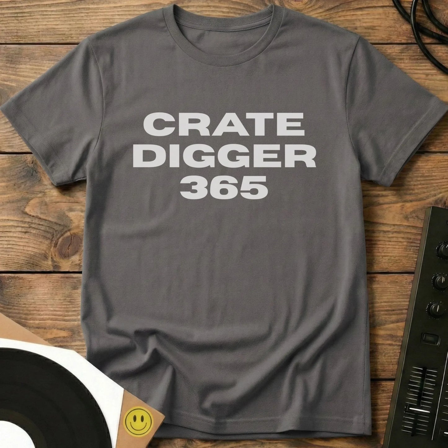 Crate Digger 365 T-Shirt Charcoal / S Crate Digger 365 T-Shirt