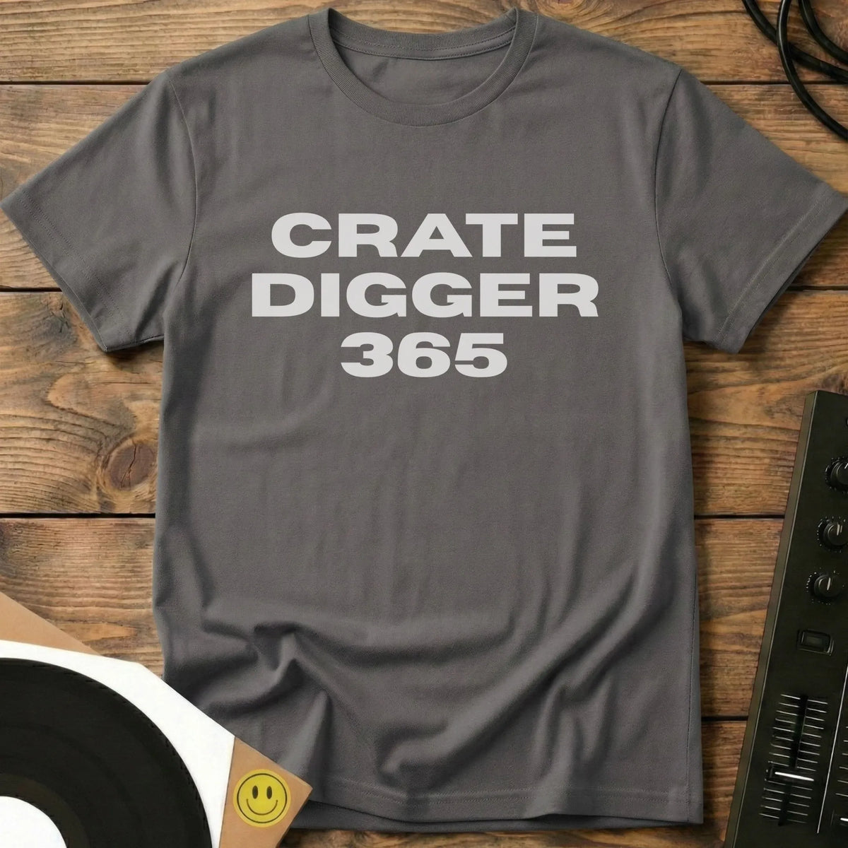 Crate Digger 365 T-Shirt Charcoal / S Crate Digger 365 T-Shirt