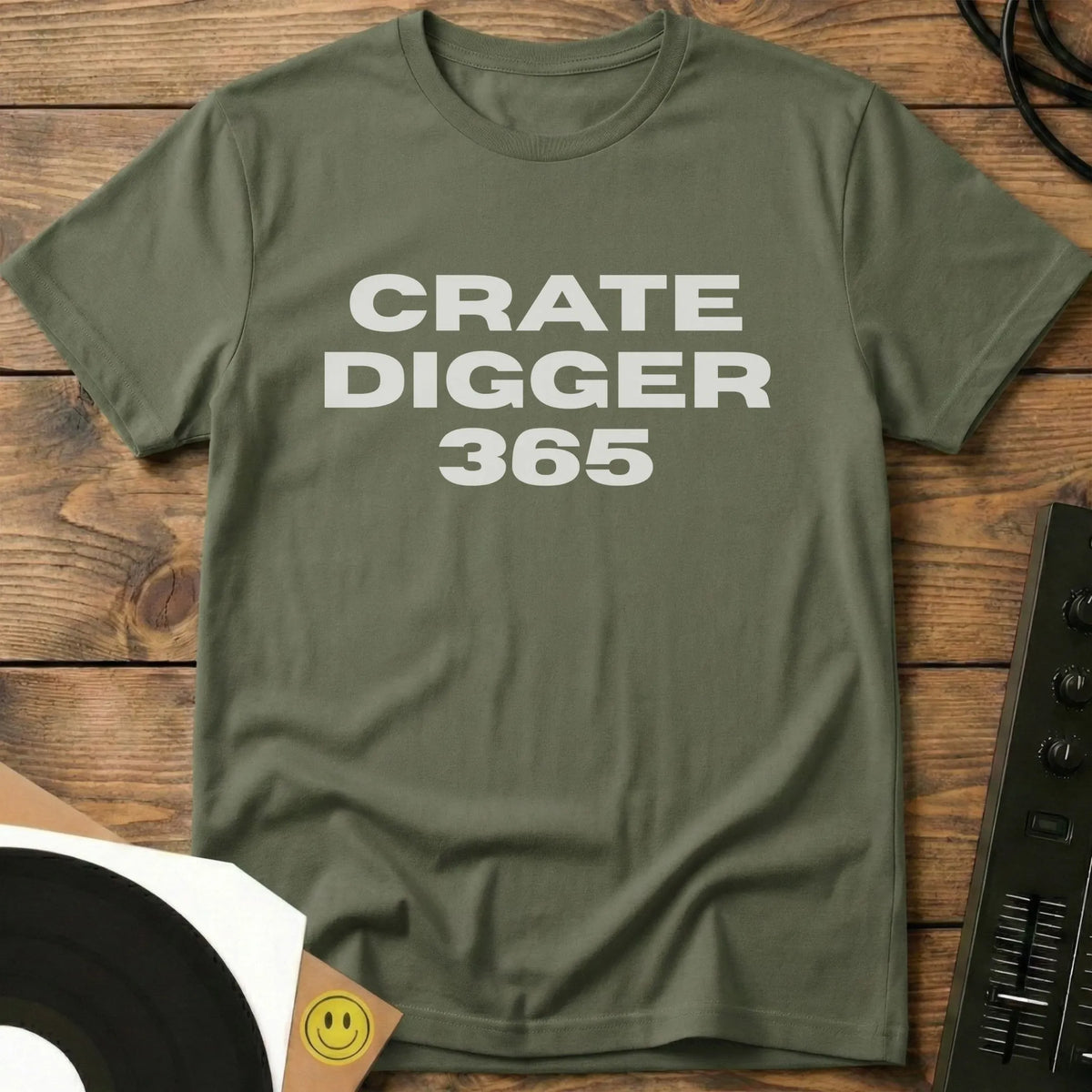 Crate Digger 365 T-Shirt Military Green / S Crate Digger 365 T-Shirt