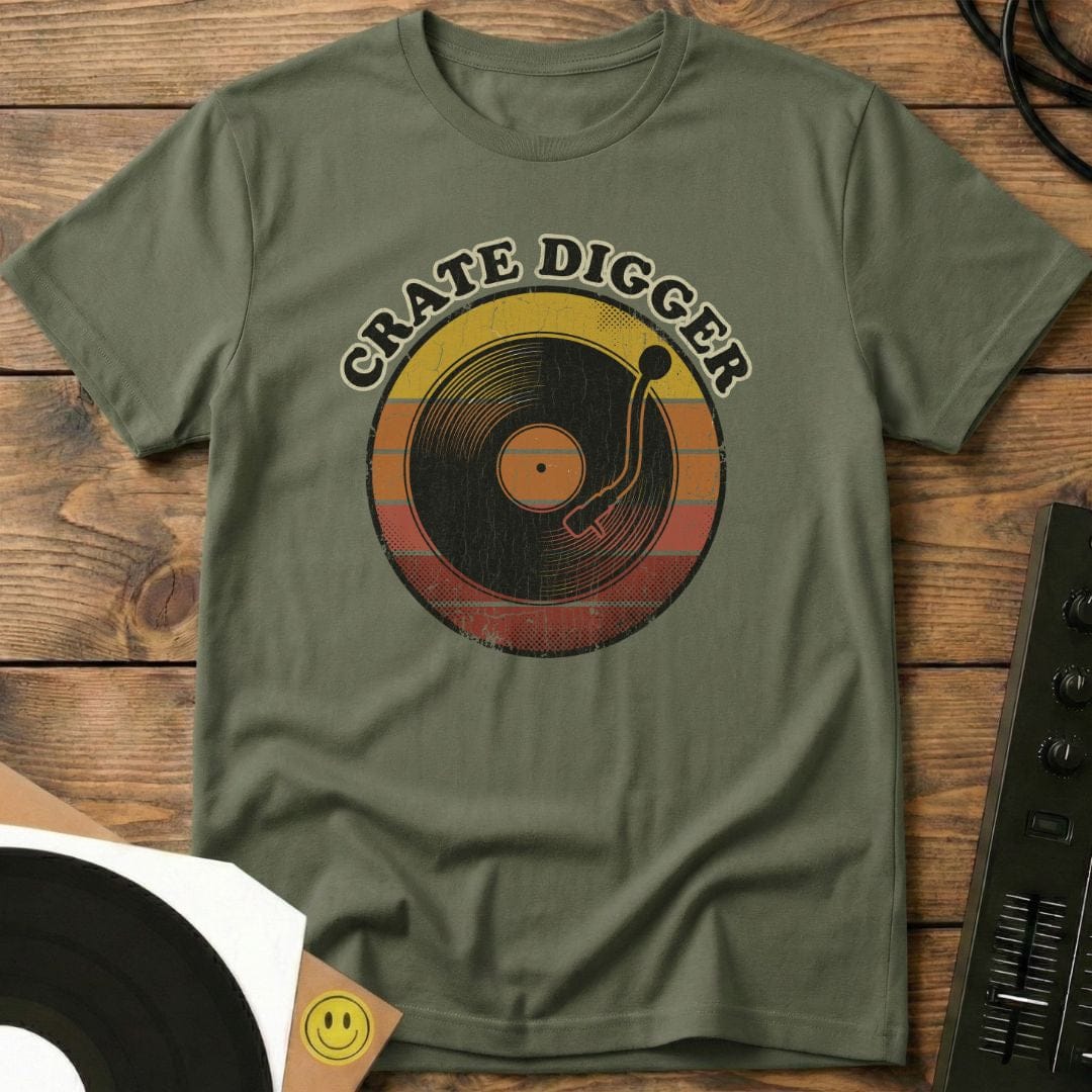 Crate Digger T-Shirt Military Green / S Crate Digger T-Shirt