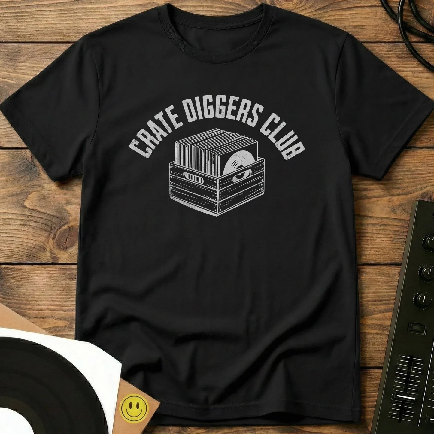 Crate Diggers Club T-Shirt Black / S Crate Diggers Club T-Shirt