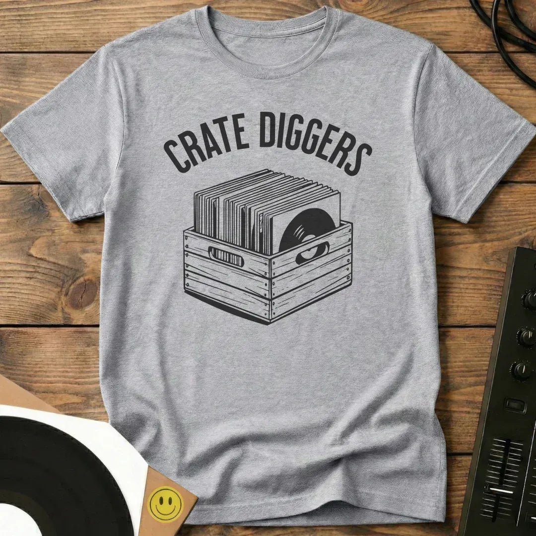 Crate Diggers T-Shirt Sport Grey / S Crate Diggers T-Shirt