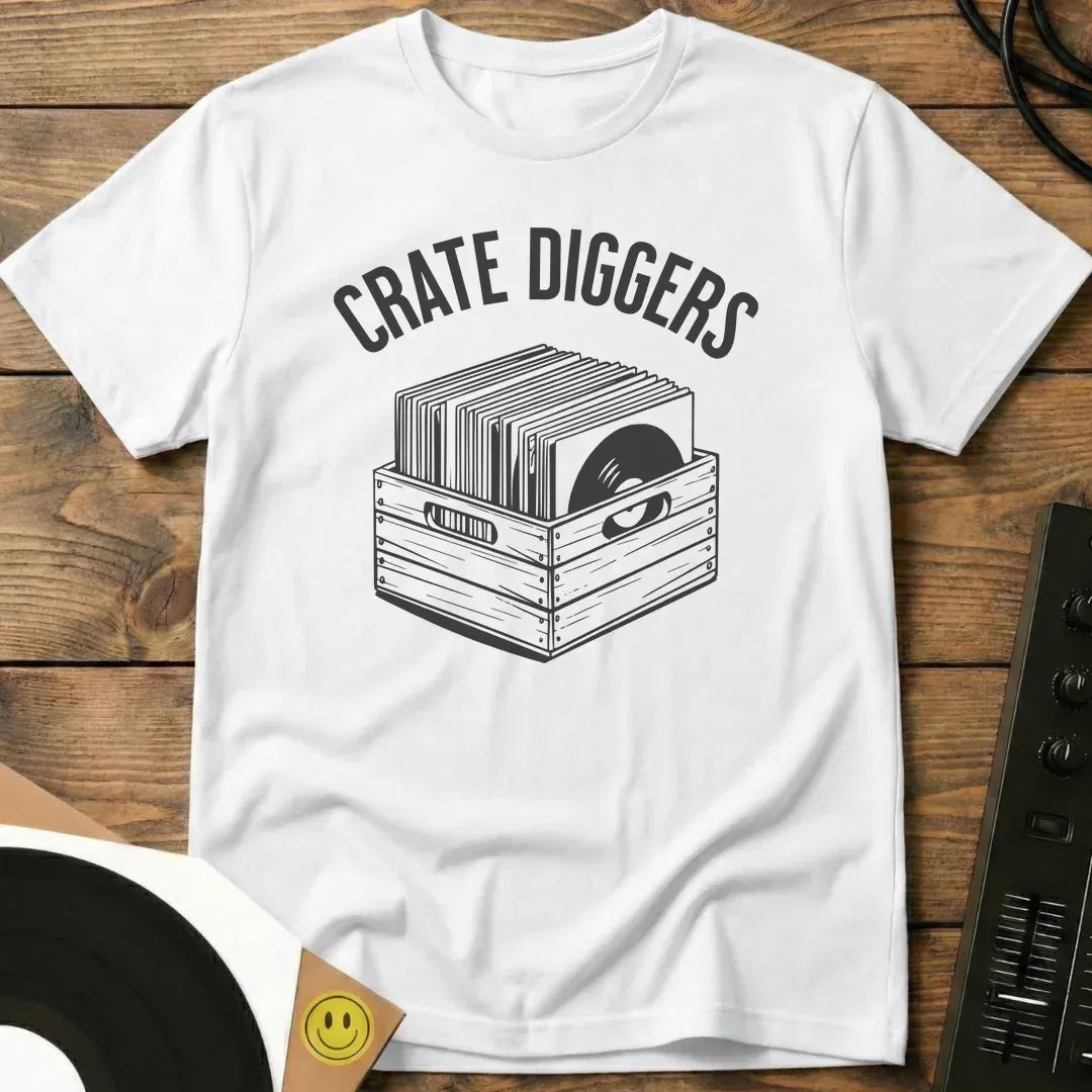 Crate Diggers T-Shirt White / S Crate Diggers T-Shirt