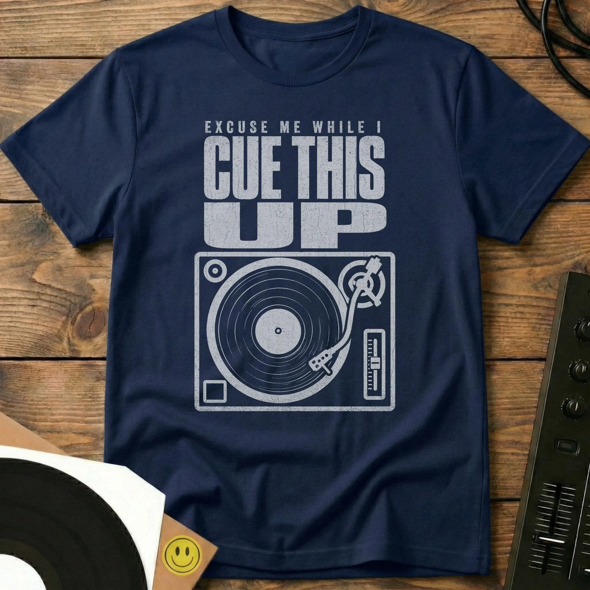 Cue This Up T-Shirt Navy / S Cue This Up T-Shirt