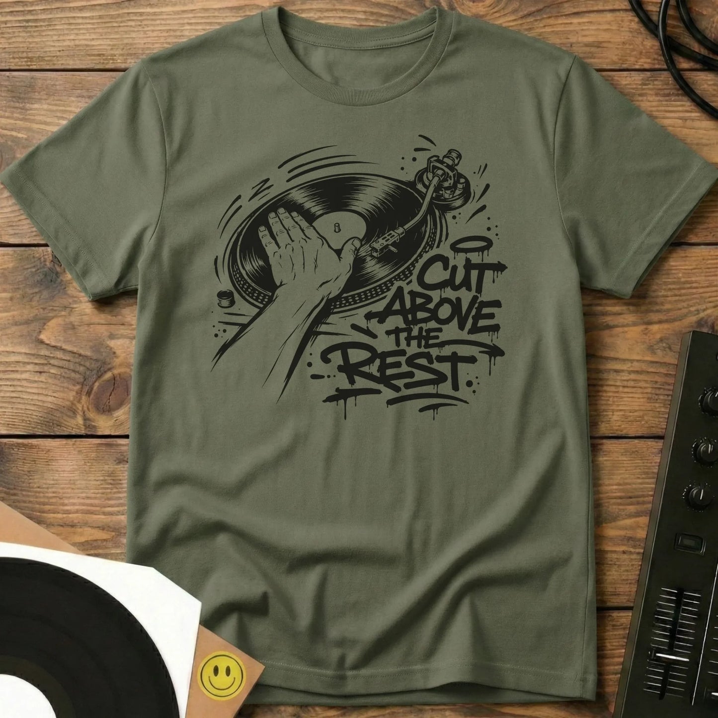 Cut Above The Rest T-Shirt Military Green / S Cut Above The Rest T-Shirt