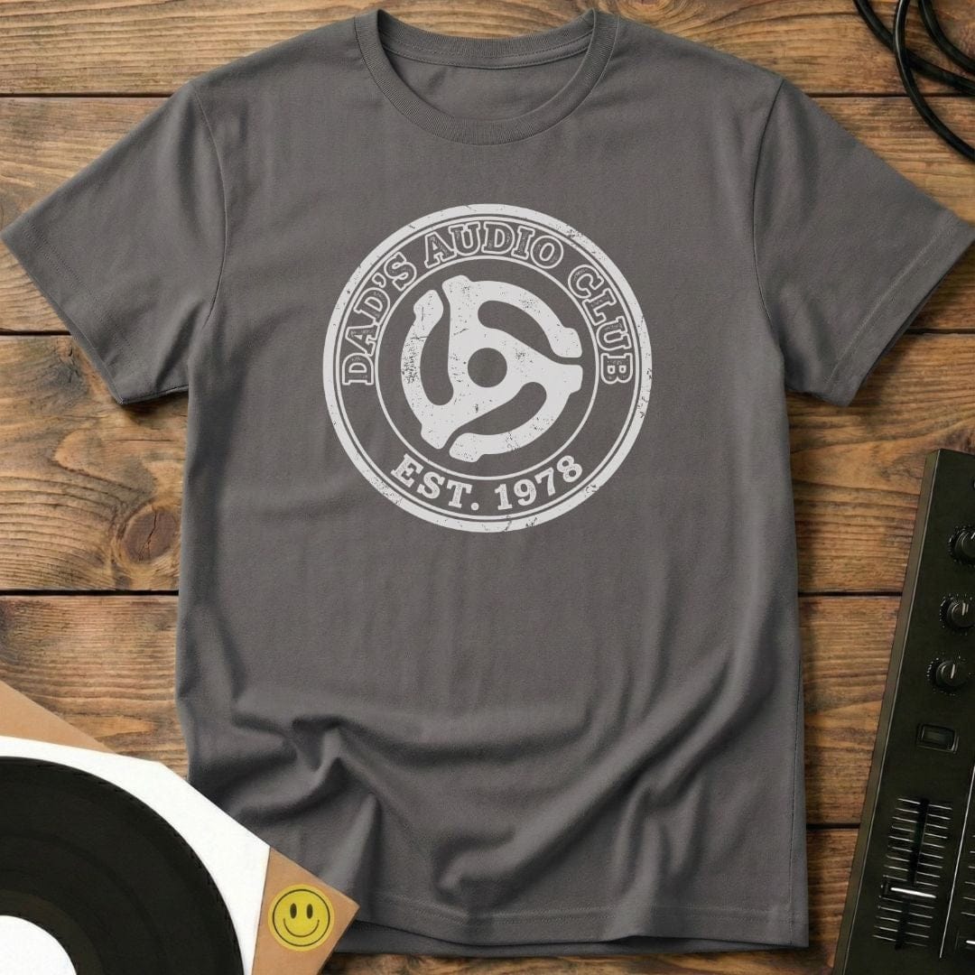Dad's Audio Club T-Shirt Charcoal / S Dad's Audio Club T-Shirt