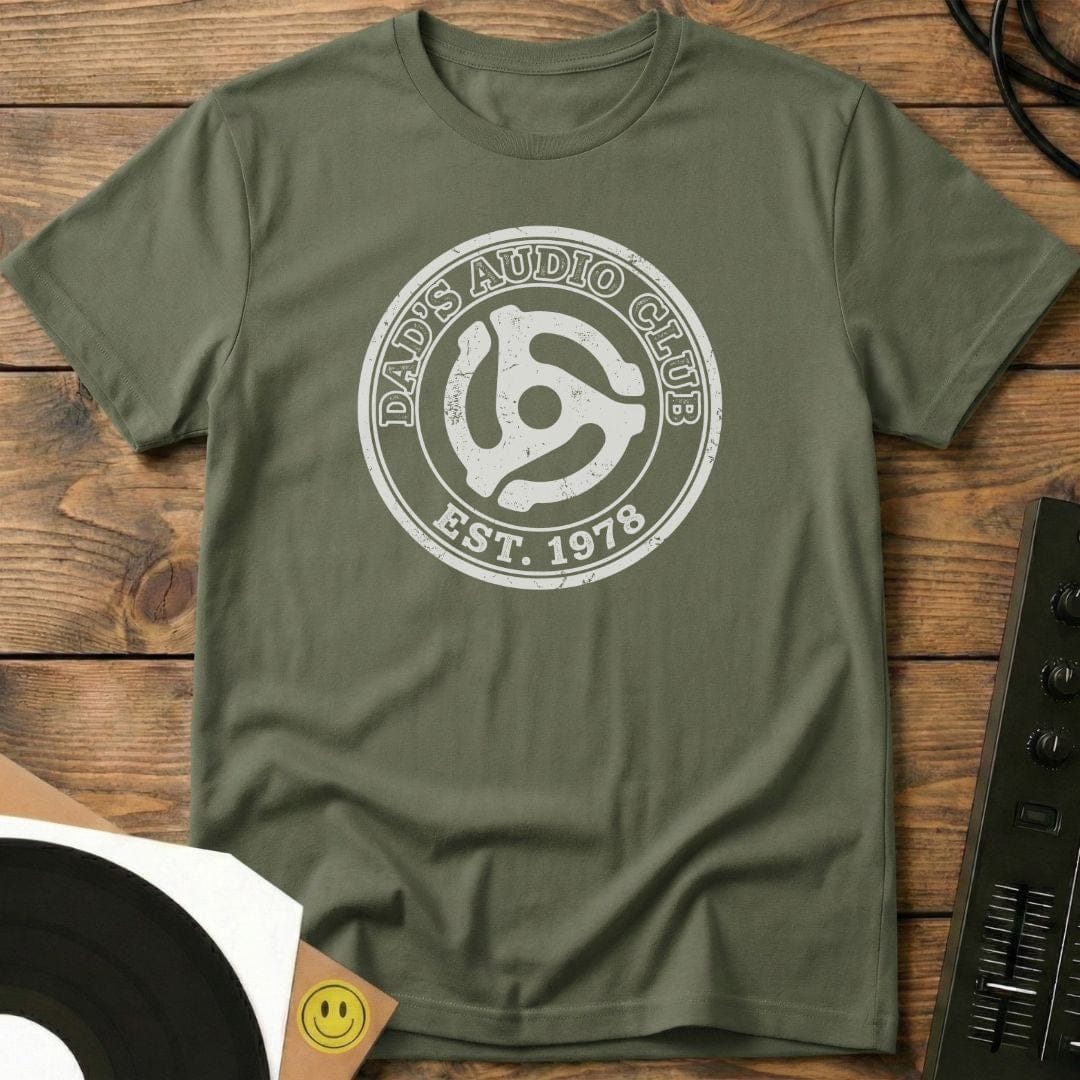 Dad's Audio Club T-Shirt Military Green / S Dad's Audio Club T-Shirt