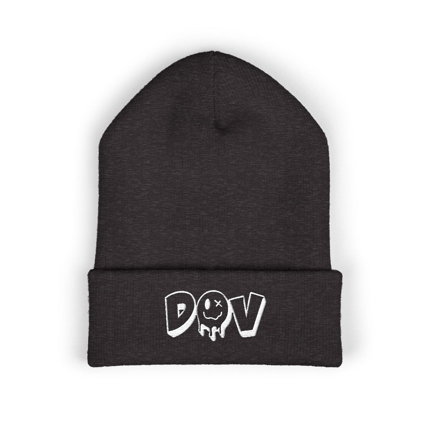 Dad's Old Vinyl Classic Cuffed Beanie Dark Grey / One size Dad's Old Vinyl Classic Cuffed Beanie