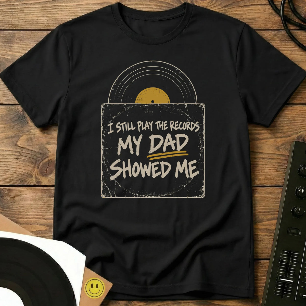 Dad Showed Me T-Shirt Black / S Dad Showed Me T-Shirt
