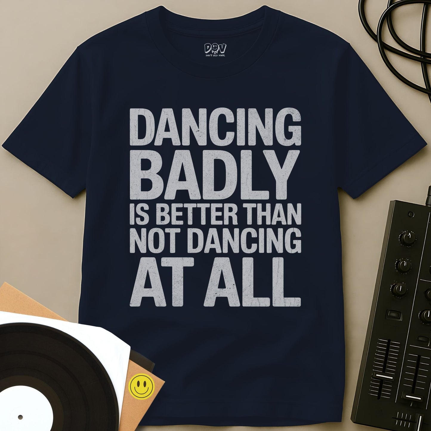 Dancing Badly T-Shirt Navy / S Dancing Badly T-Shirt