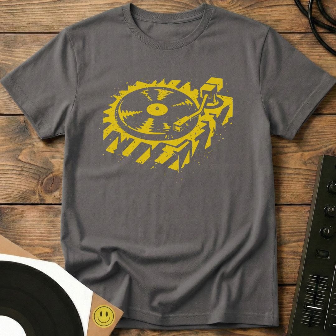 Deck Caution T-Shirt Charcoal / S Deck Caution T-Shirt