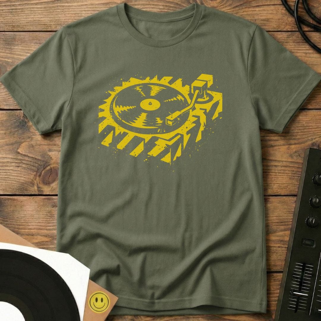 Deck Caution T-Shirt Military Green / S Deck Caution T-Shirt
