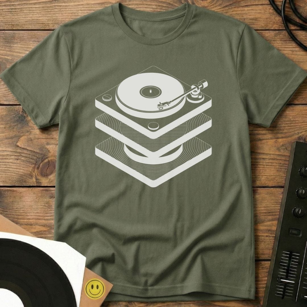 Deck Layers T-Shirt Military Green / S Deck Layers T-Shirt