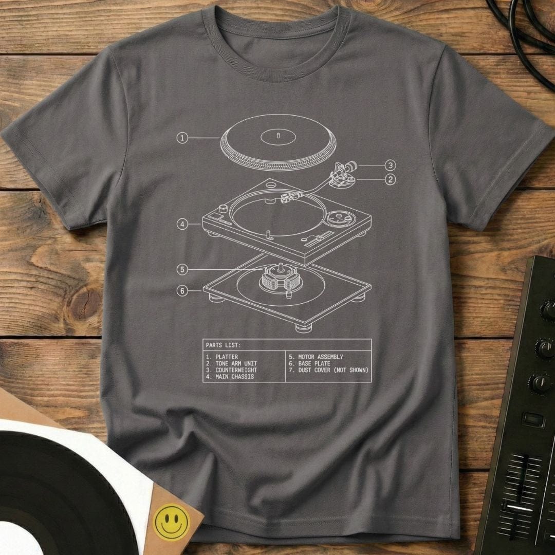 Deck Plan T-Shirt Charcoal / S Deck Plan T-Shirt