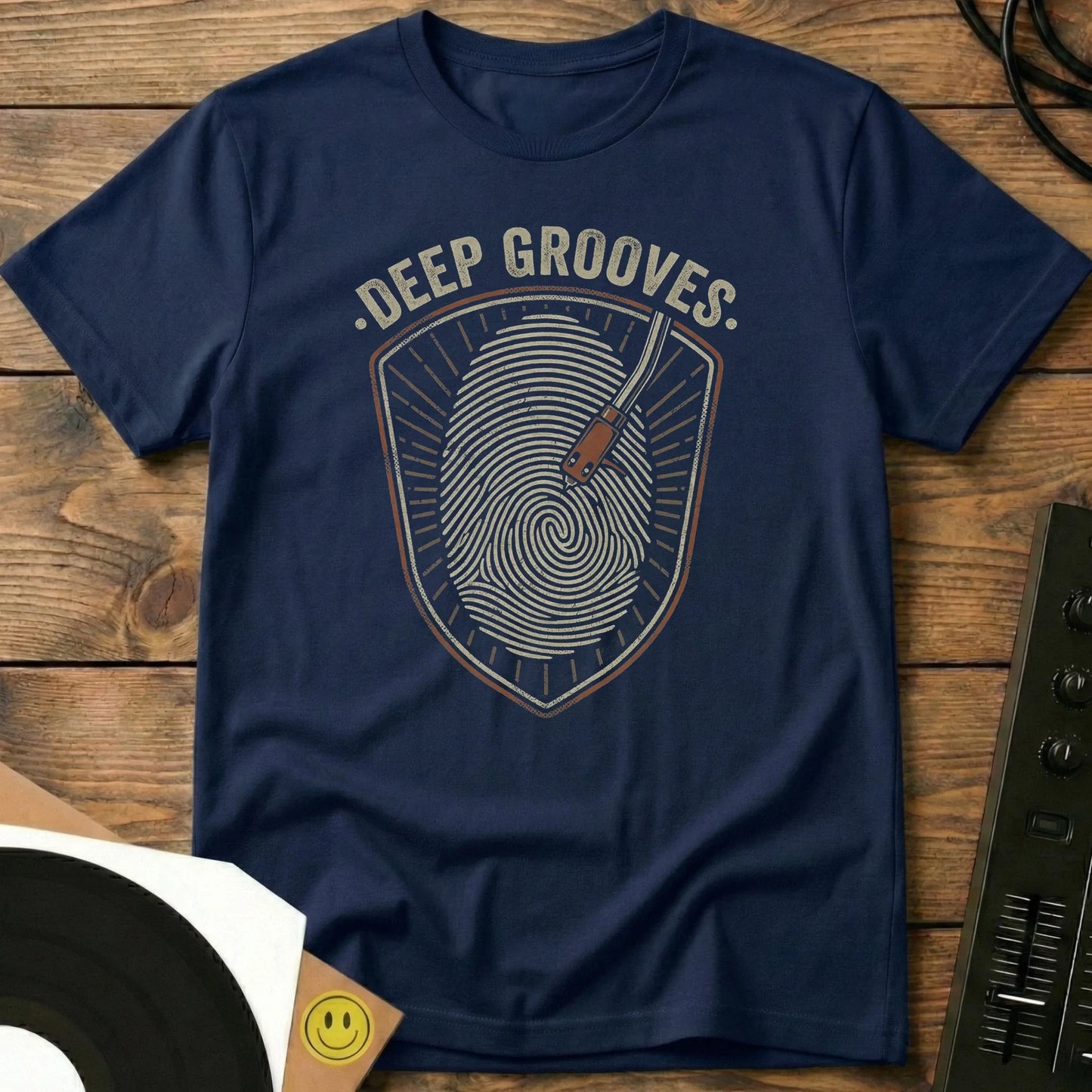 Deep Grooves T-Shirt Navy / S Deep Grooves T-Shirt