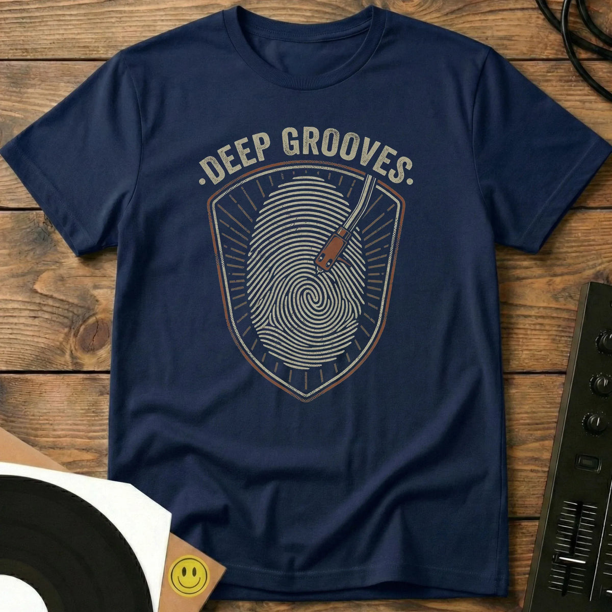 Deep Grooves T-Shirt Navy / S Deep Grooves T-Shirt