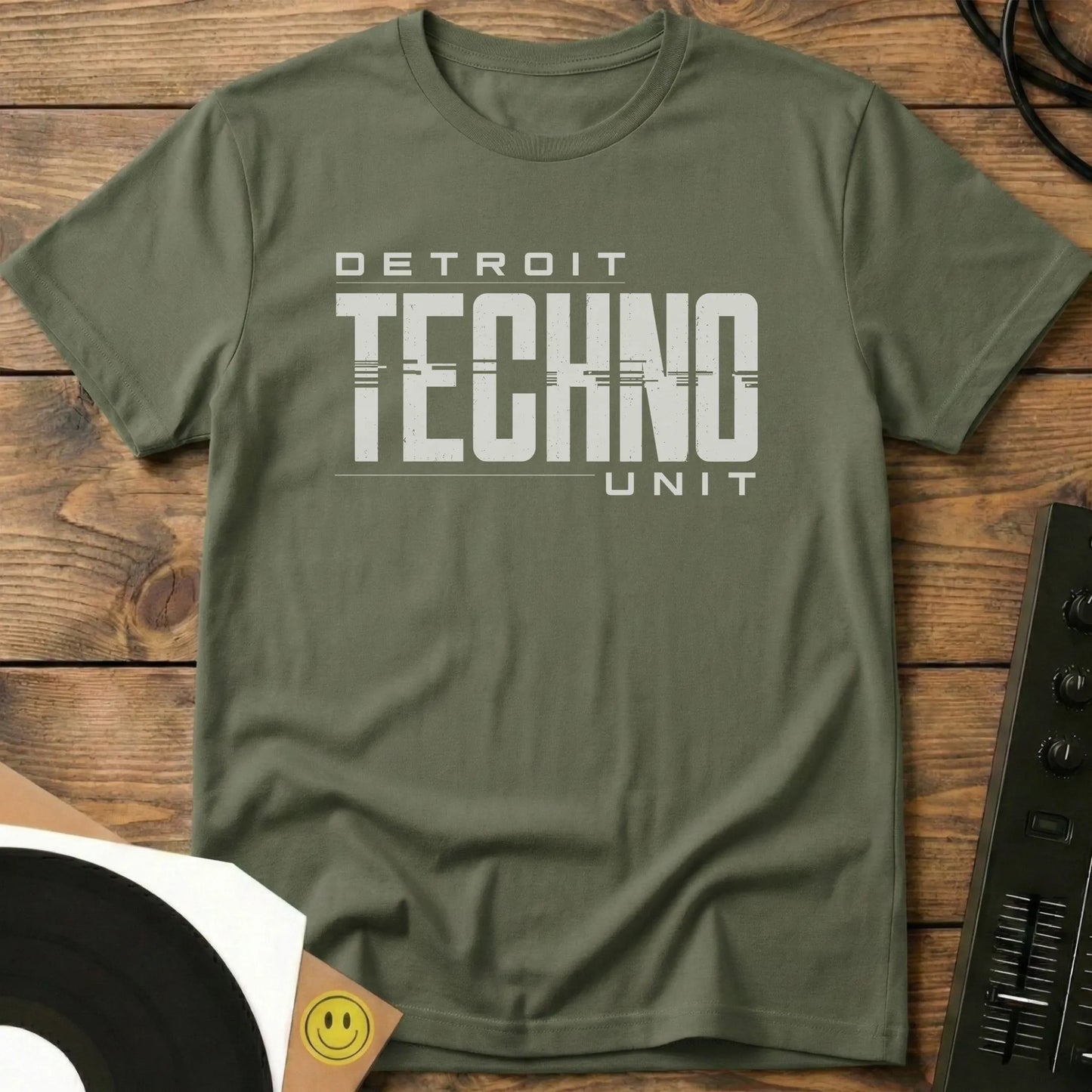 Detroit Techno Unit T-Shirt Military Green / S Detroit Techno Unit T-Shirt