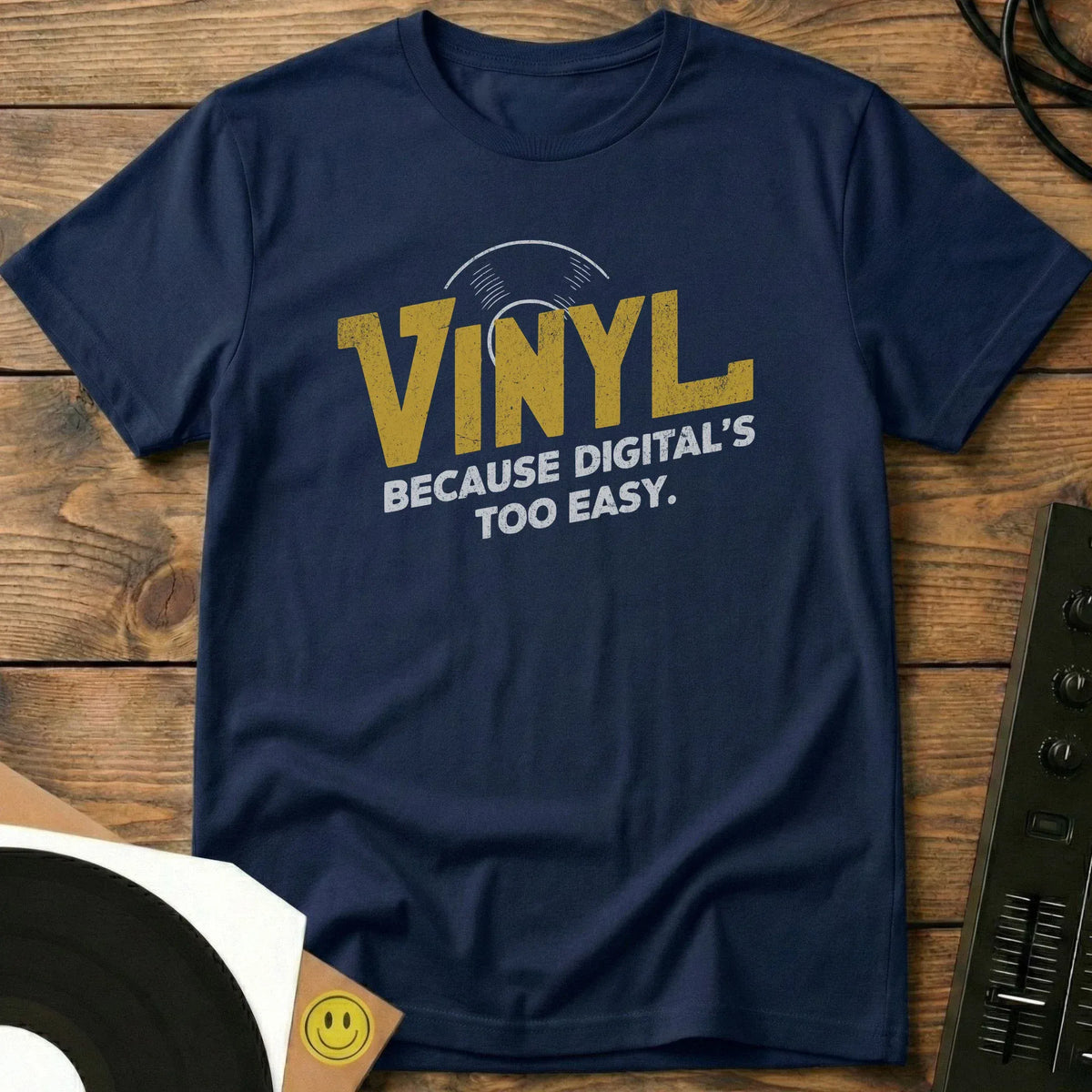 Digital Is Too Easy T-Shirt Navy / S Digital Is Too Easy T-Shirt