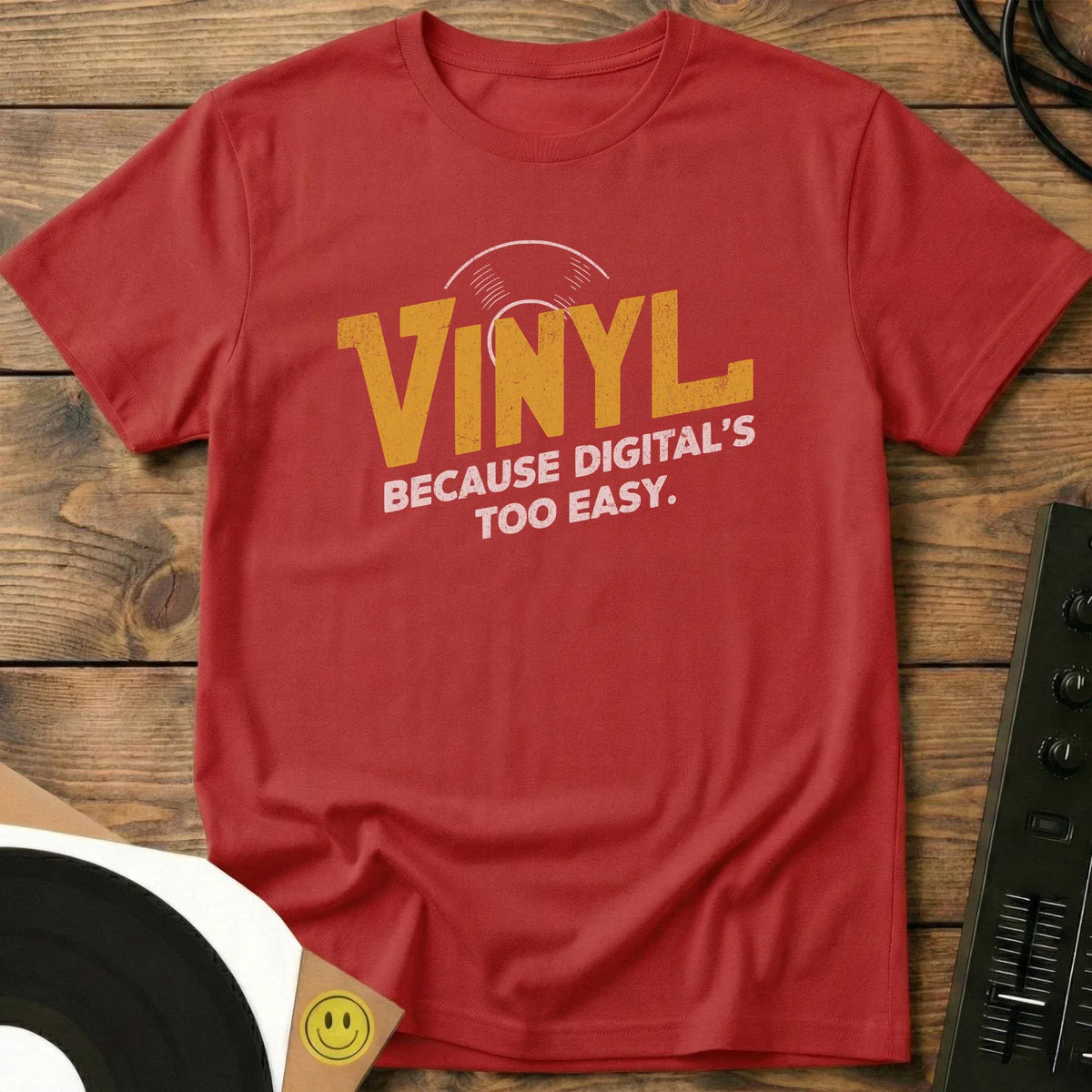 Digital Is Too Easy T-Shirt Red / S Digital Is Too Easy T-Shirt