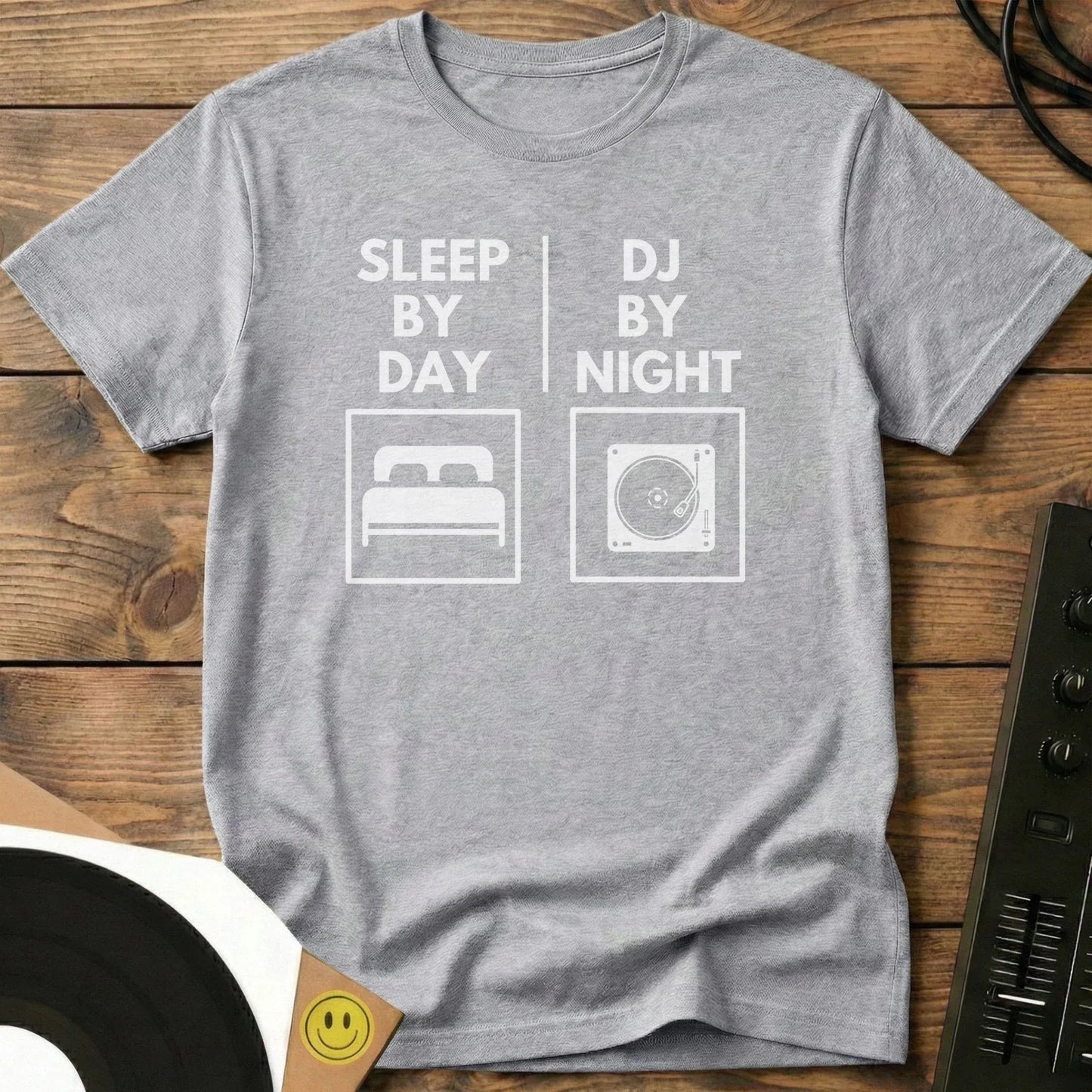 DJ By Night T-Shirt Sport Grey / S DJ By Night T-Shirt