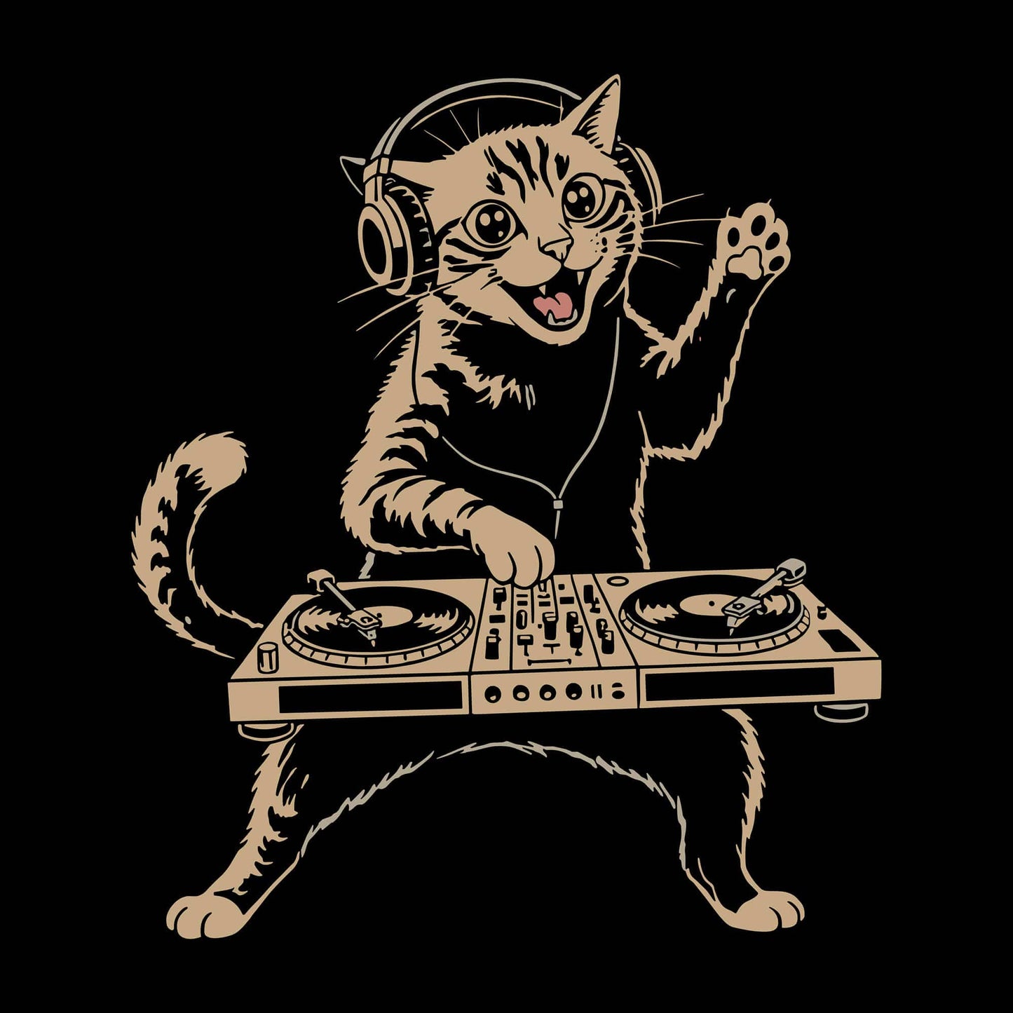 DJ Cat T-Shirt DJ Cat T-Shirt