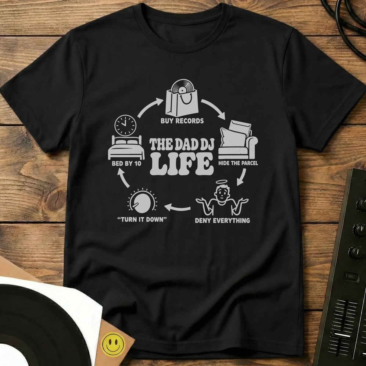 DJ Dad Life T-Shirt Black / S DJ Dad Life T-Shirt