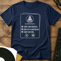 DJ Dating Profile T-Shirt Navy / S DJ Dating Profile T-Shirt