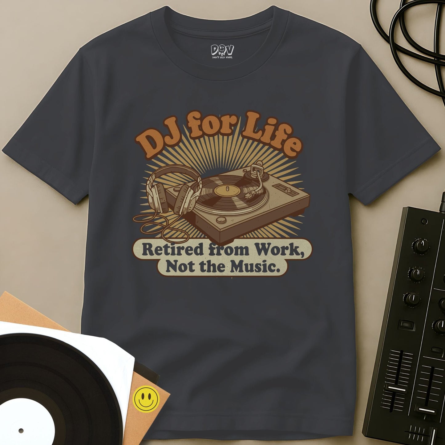 DJ For Life T-Shirt Charcoal / S DJ For Life T-Shirt