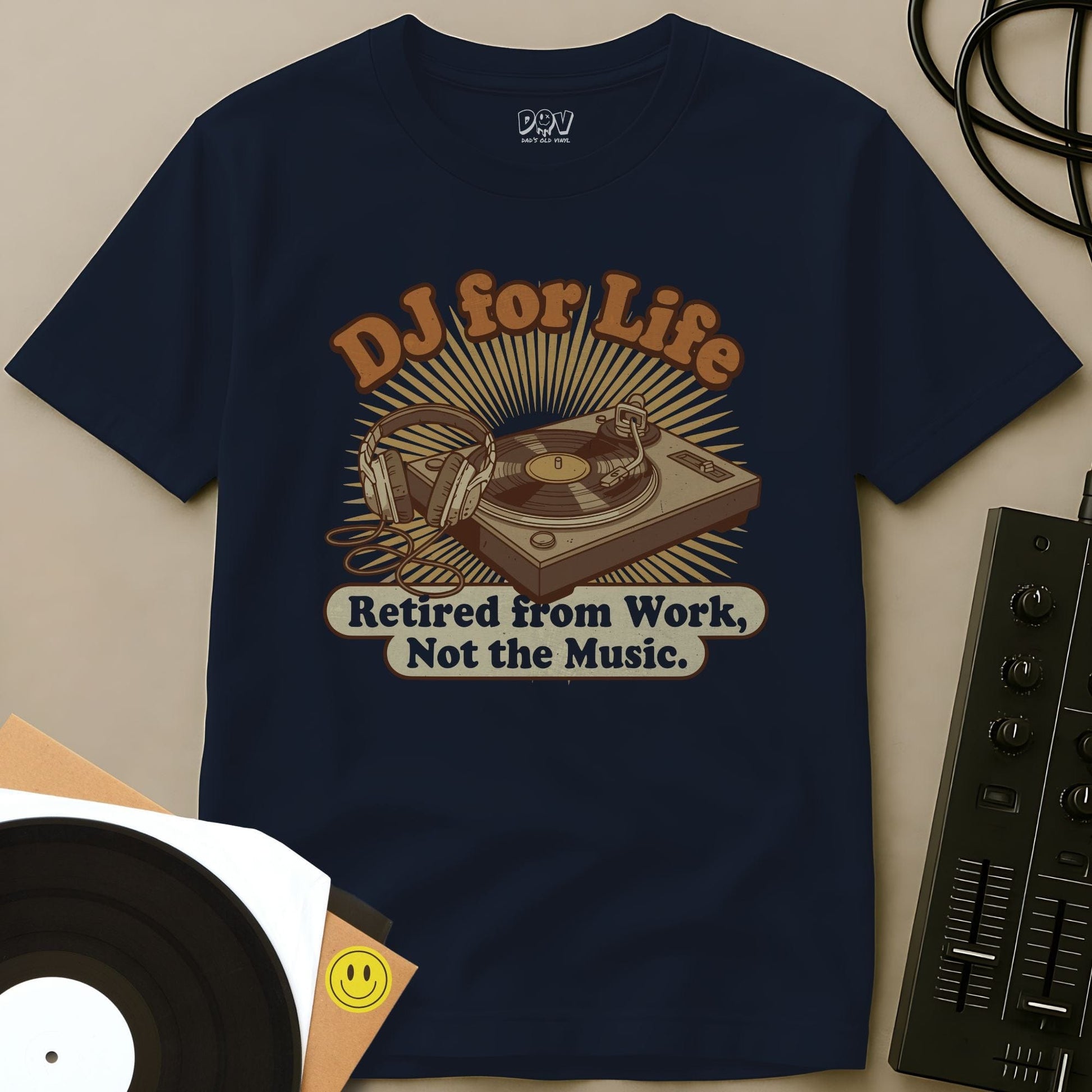 DJ For Life T-Shirt Navy / S DJ For Life T-Shirt