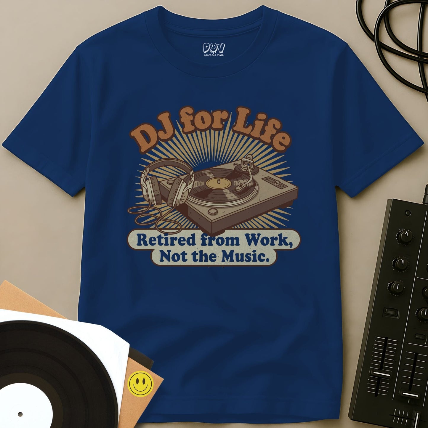 DJ For Life T-Shirt Royal / S DJ For Life T-Shirt